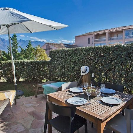 Mare Appart Avec Jardin Et Bbq Vue Mer Et Montagne Plage Et Port A 2 Pas Calvi  Exteriér fotografie