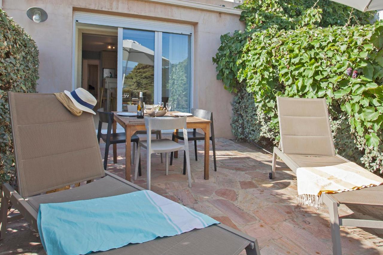 Mare Appart Avec Jardin Et Bbq Vue Mer Et Montagne Plage Et Port A 2 Pas Calvi  Exteriér fotografie